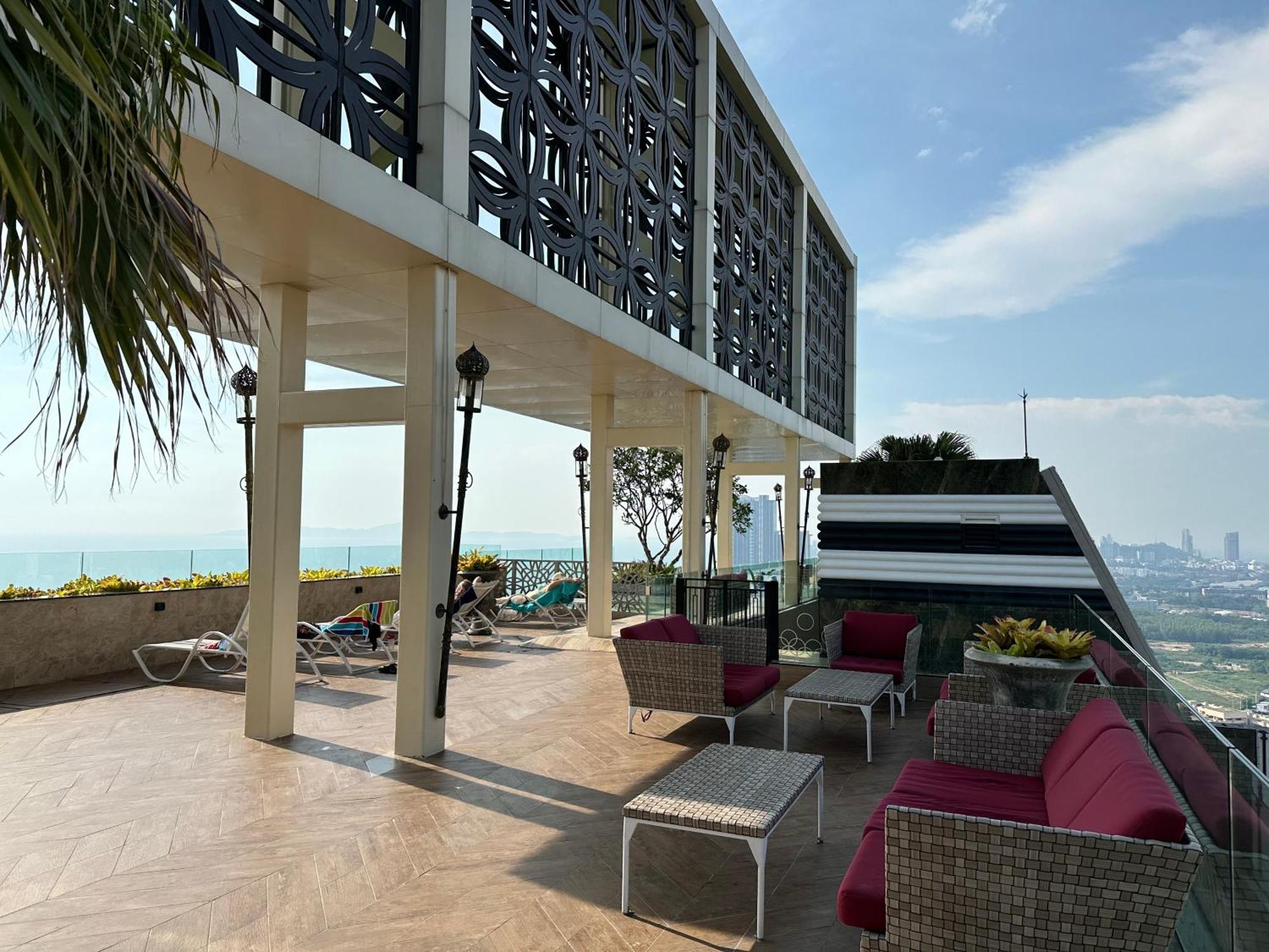 芭提雅高层海景奢华公寓the Riviera Jomtien生香家直达海滩2704 Bagian luar foto